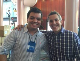 Foto de Gustavo Couto e Jon Acuff