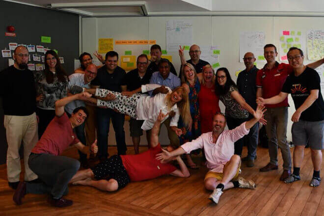 Time de desenvolvimento do Agile people Manifesto