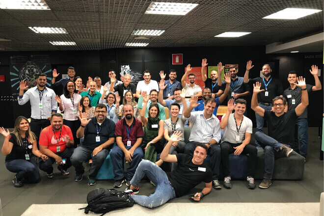 Construção dos Estágios da Jornada do Cliente no Workshop Empreendedorismo Prototipe SEBRAE